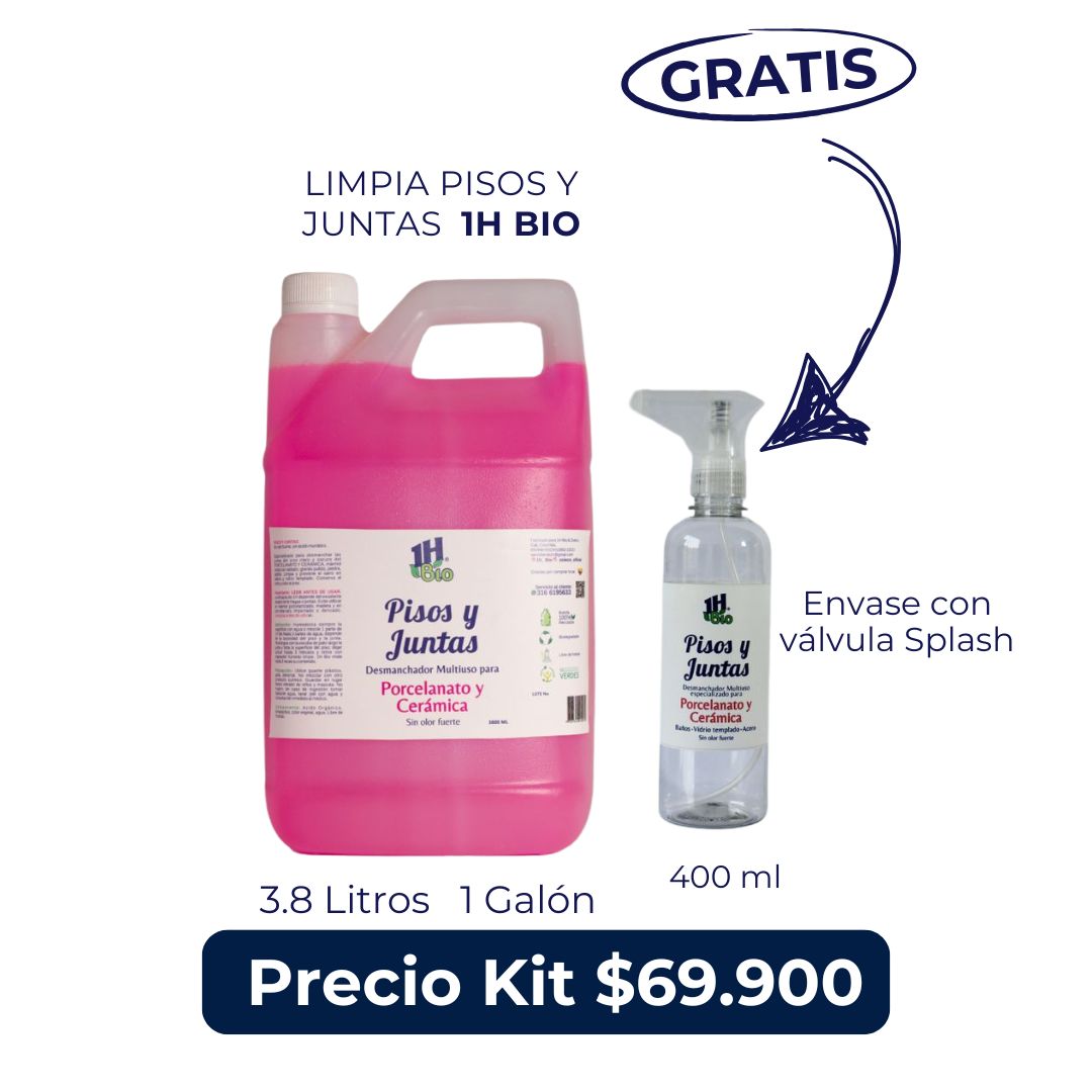 Limpia pisos y juntas 1H Bio Porcelanato 1 Galón